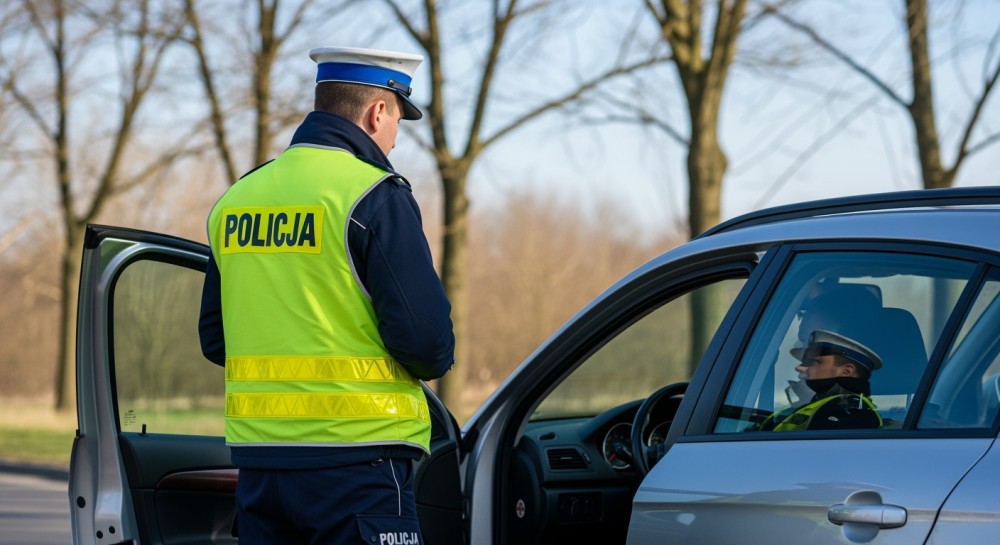 Niebezpieczne poranki: policja ostrzega przed oślepiającym słońcem na drogach