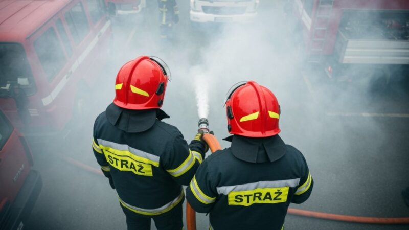 Policjanci z Jeleniej Góry w akcji: ratowali ludzi i zwierzęta podczas pożarów