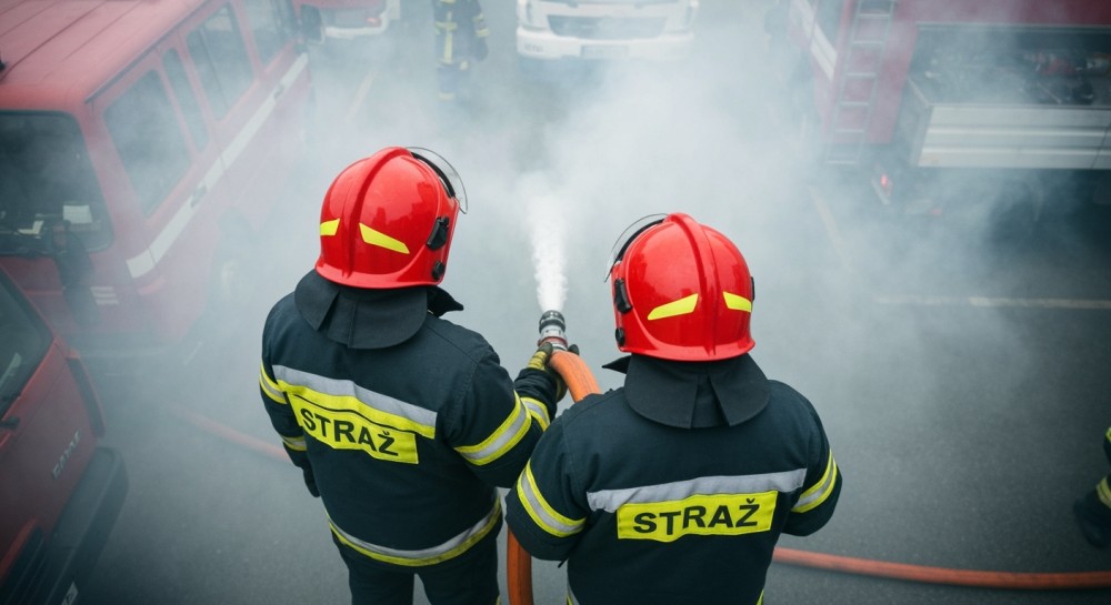 Policjanci z Jeleniej Góry w akcji: ratowali ludzi i zwierzęta podczas pożarów